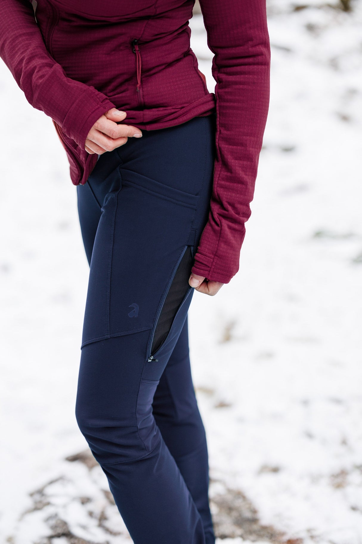 APEX Winter Pocket Leggings Navy