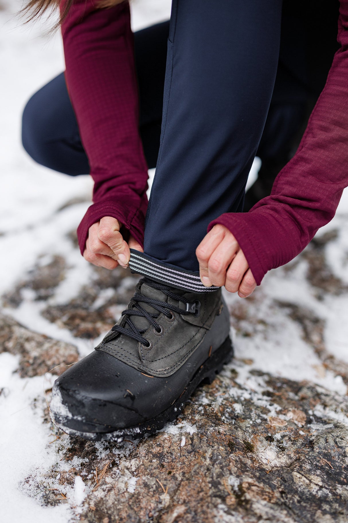 APEX Winter Pocket Leggings Navy
