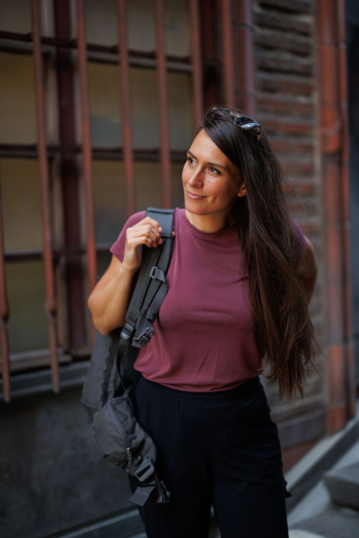 Vagabond T-shirt - Rosewood