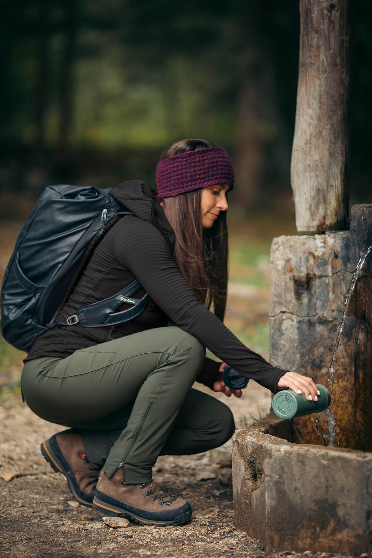Ascent Hiking Pants Olive Green