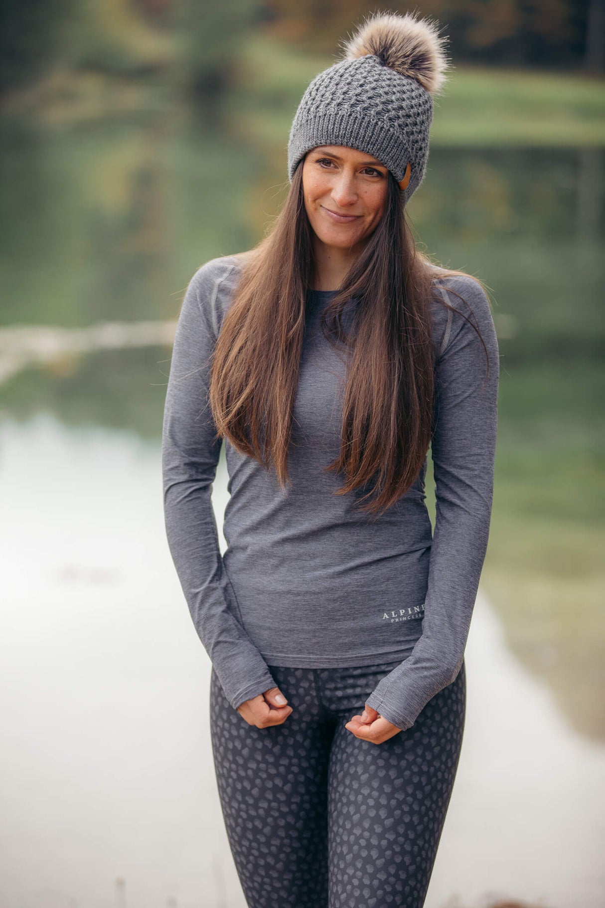 Summit Long Sleeve Tee Steel Grey