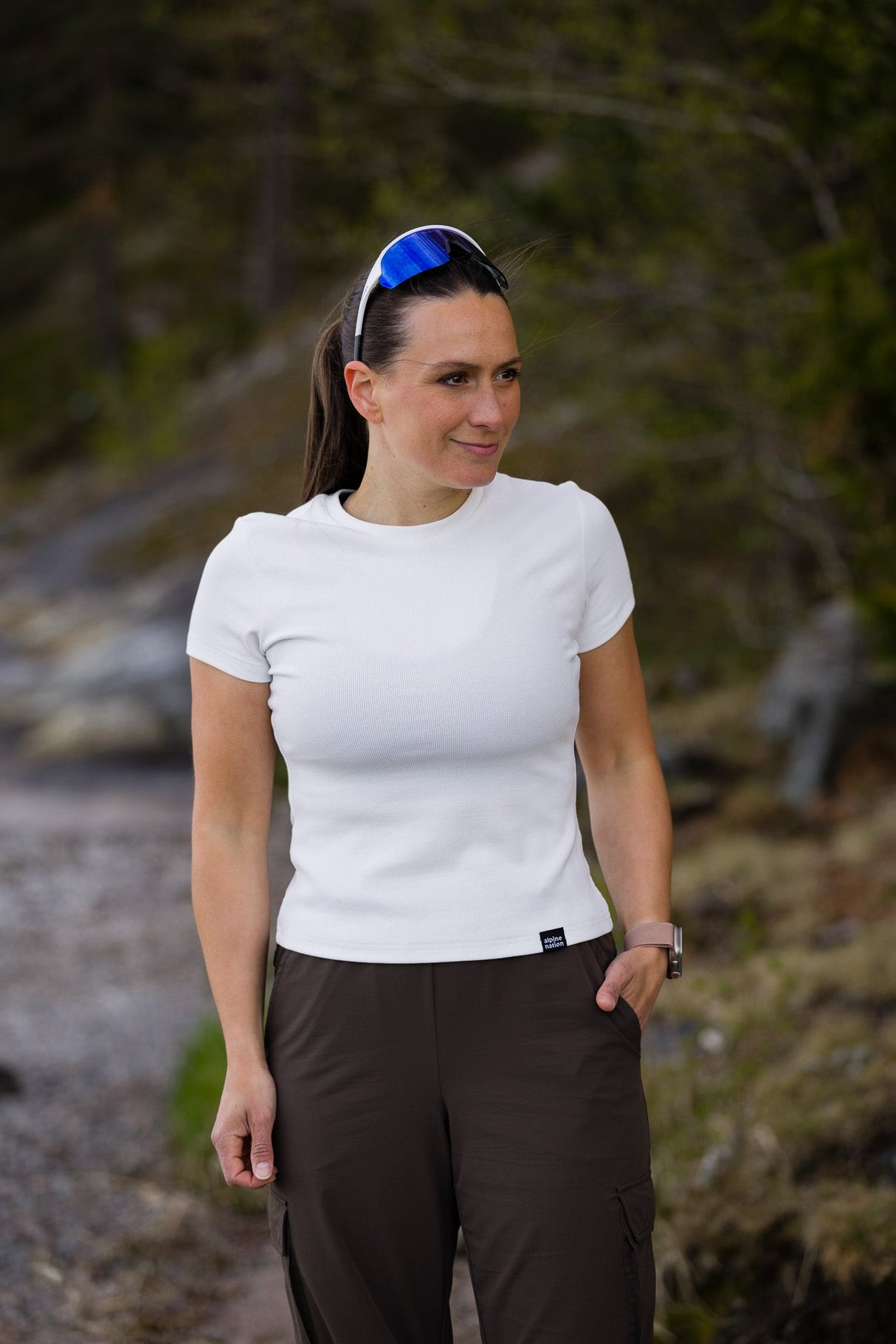Riva Ribbed T-shirt - Zenith