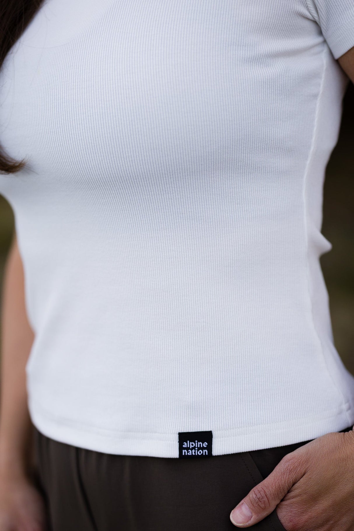 Riva Ribbed T-shirt - Zenith