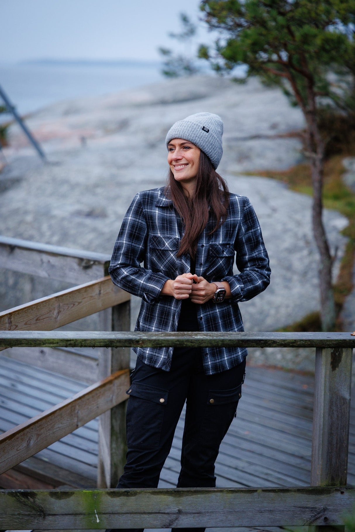 Sierra Flannel Shirt - Charcoal