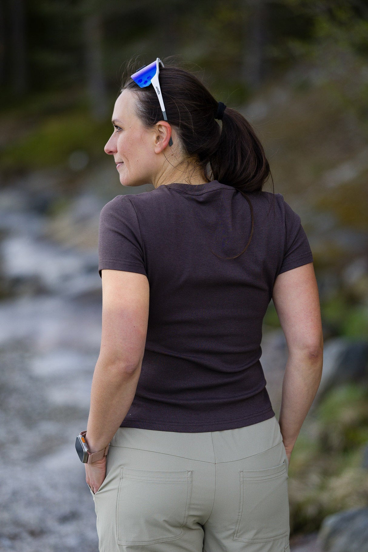 Riva Ribbed T-shirt - Mauve