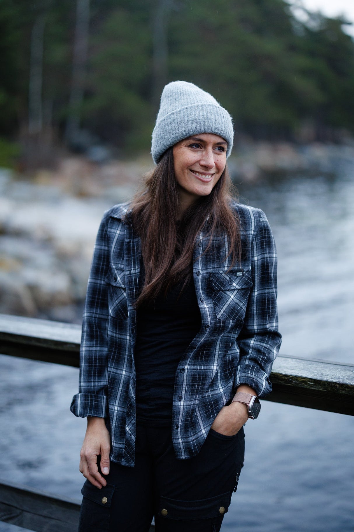 Sierra Flannel Shirt - Charcoal