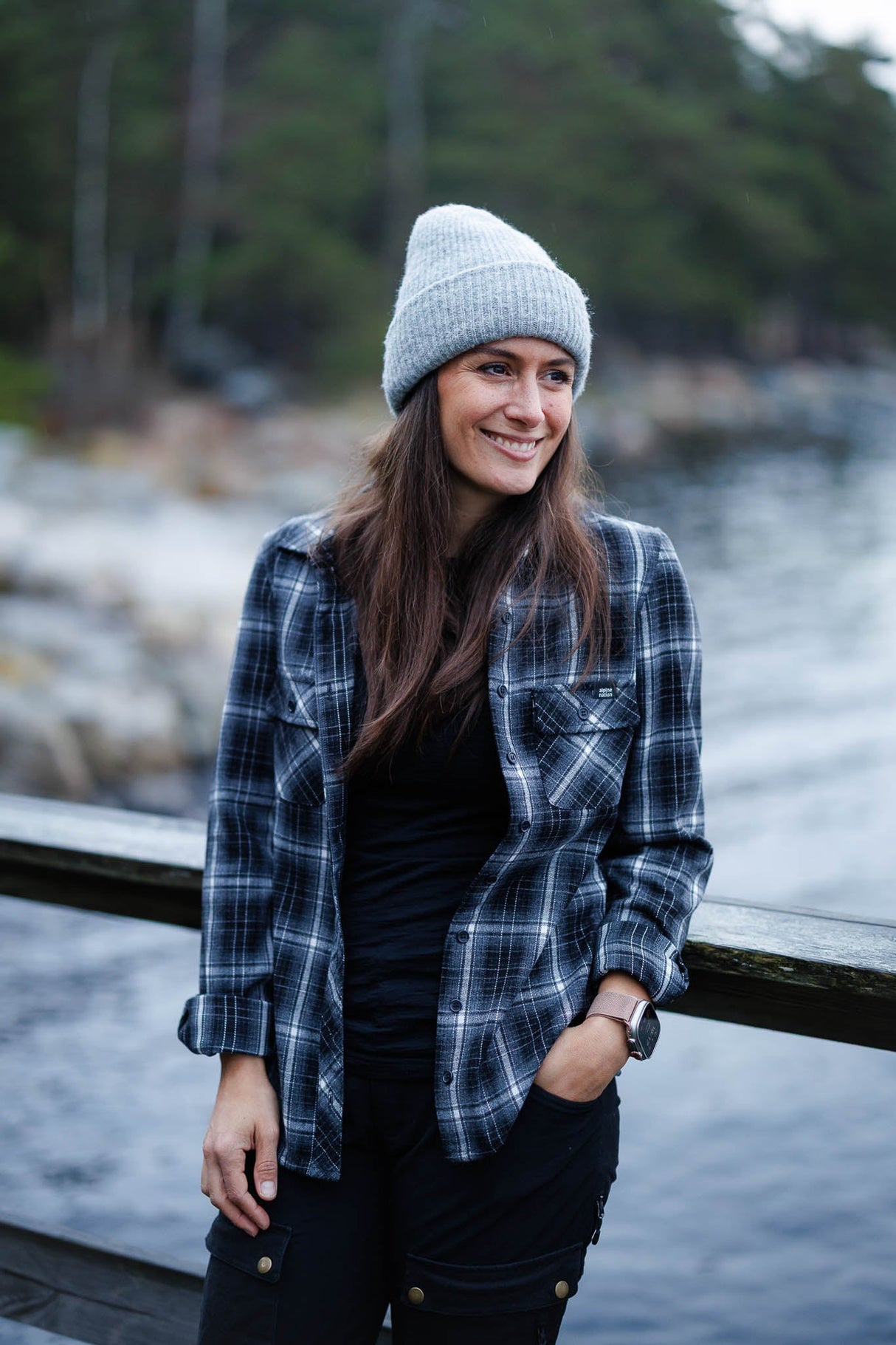 Sierra Flannel Shirt - Charcoal