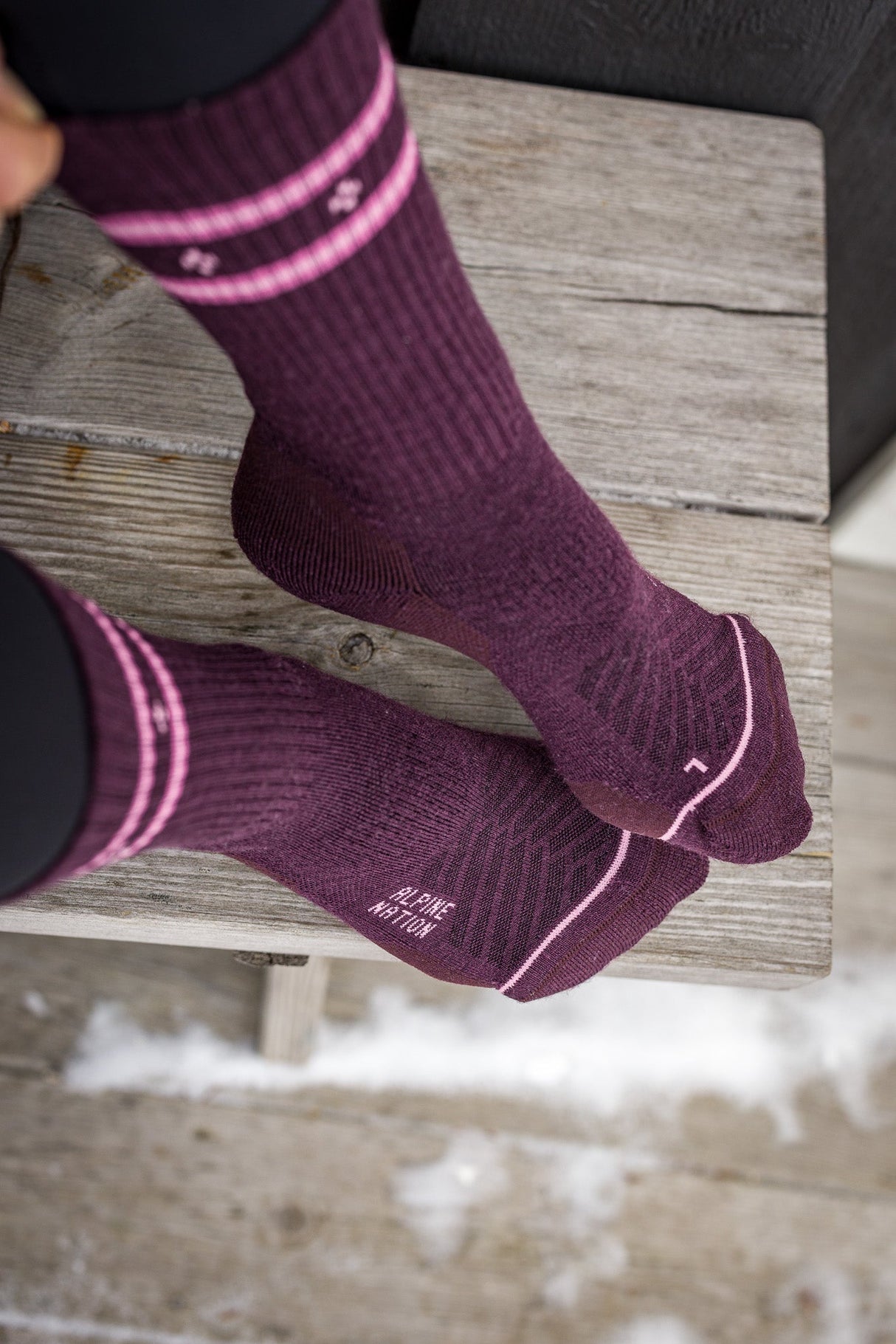 Abisko Merino Socks - Sunset