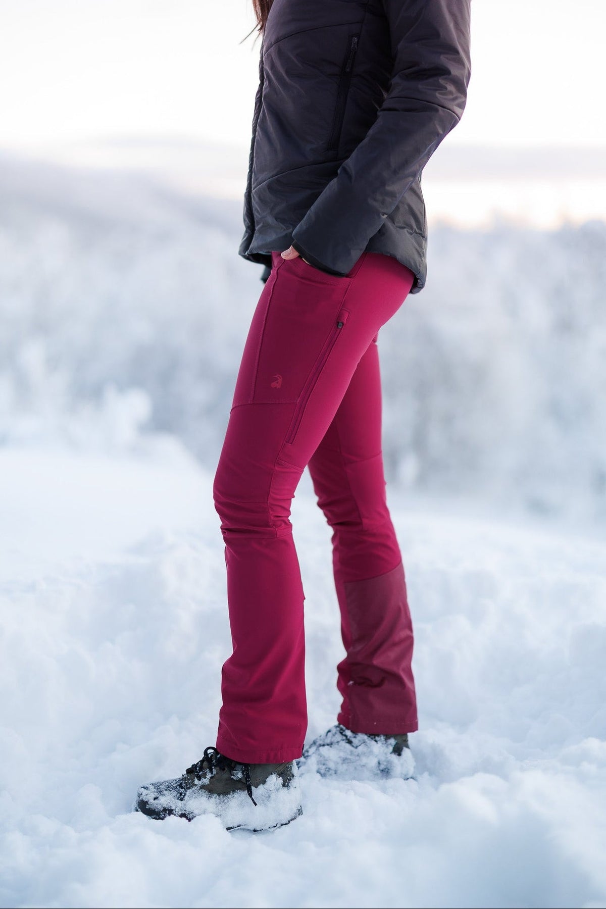 APEX Winter Pocket Leggings Magenta