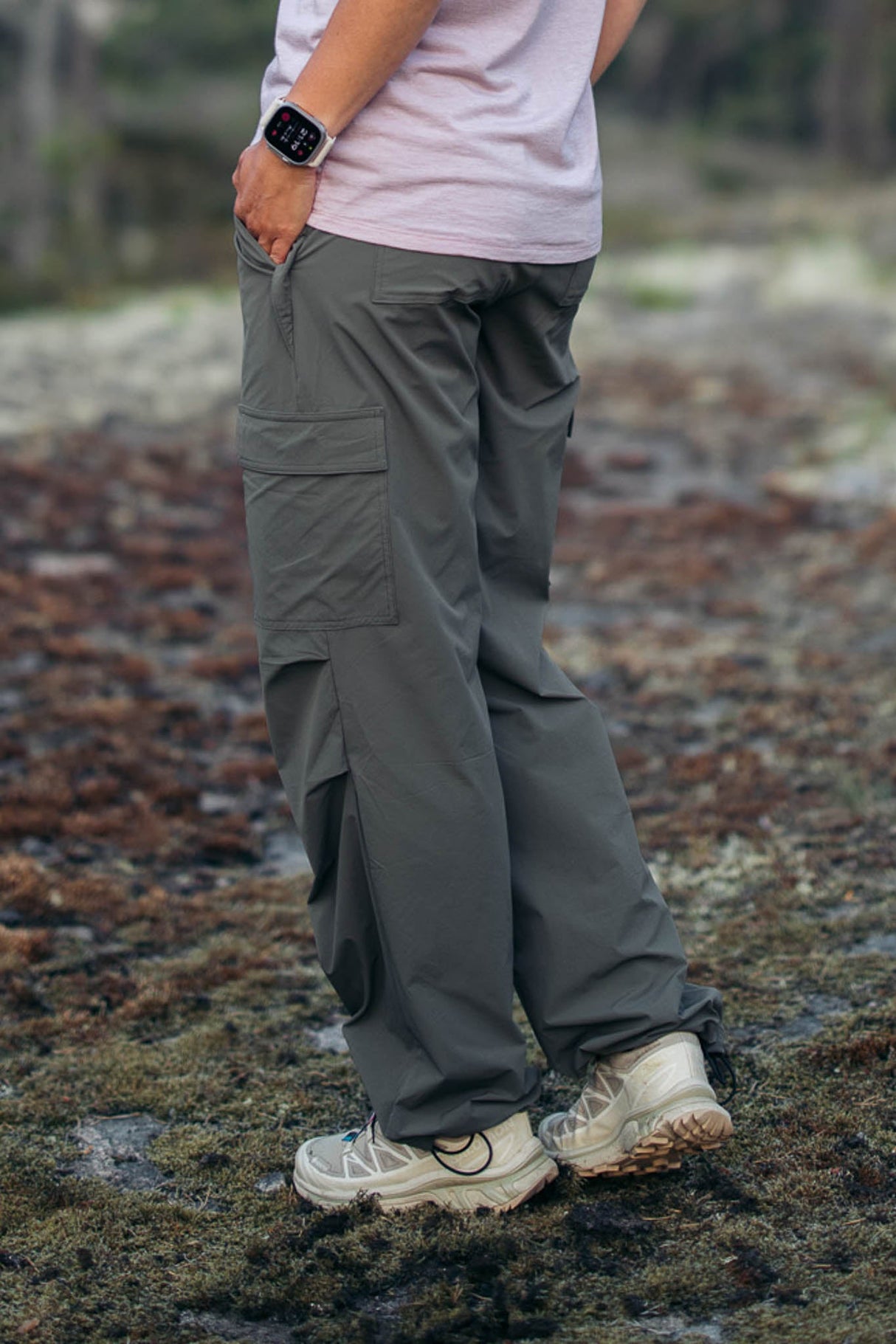 Parachute pants - Olive