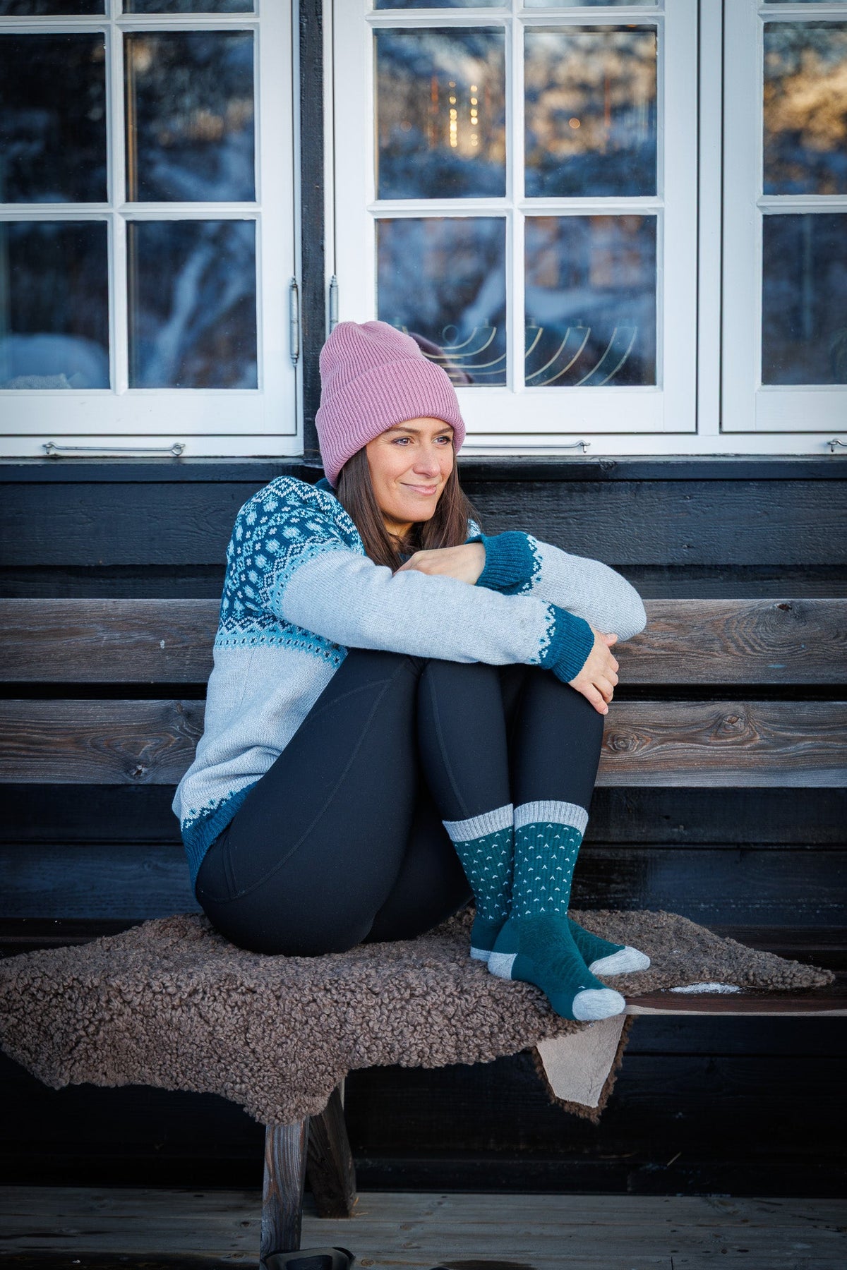 Abisko Merino Socks - Snowline