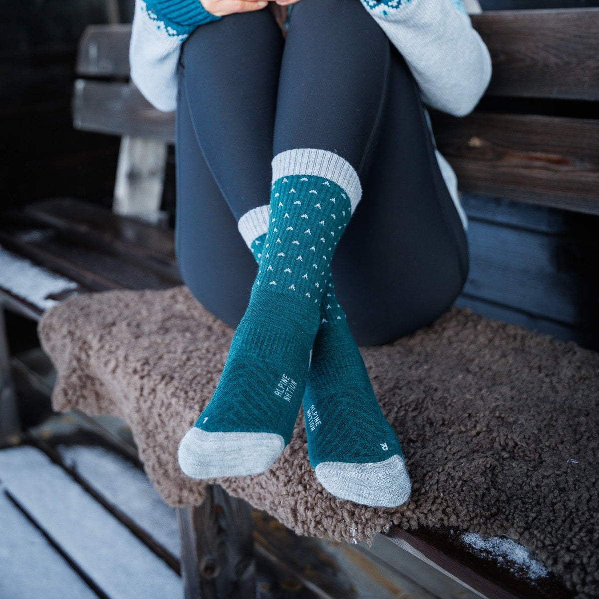 Abisko Merino Socks - Snowline
