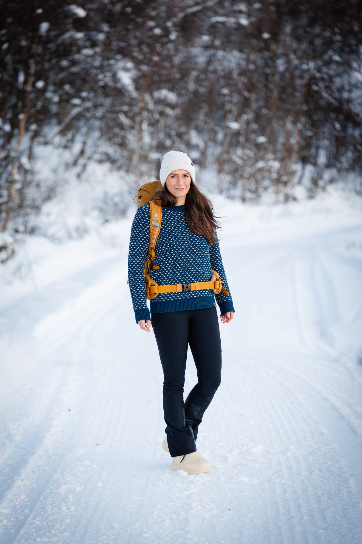 Seceda Knit Sweater - Arctic Blue