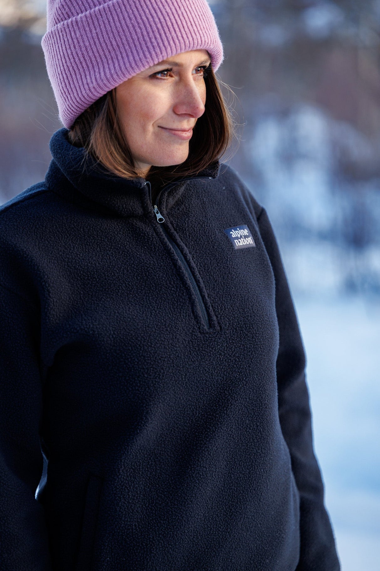 Atlas Fleece Sweater Blackout