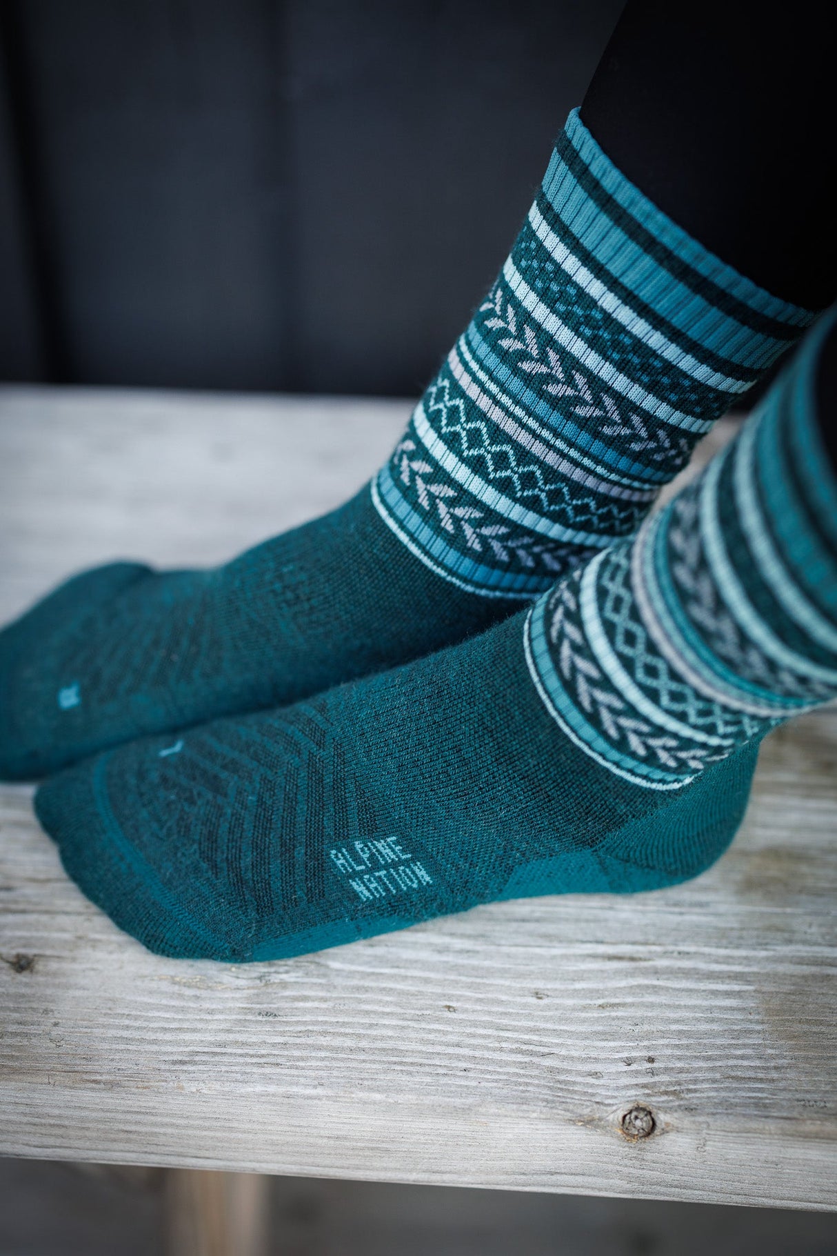 Abisko Merino Socks - Glacier