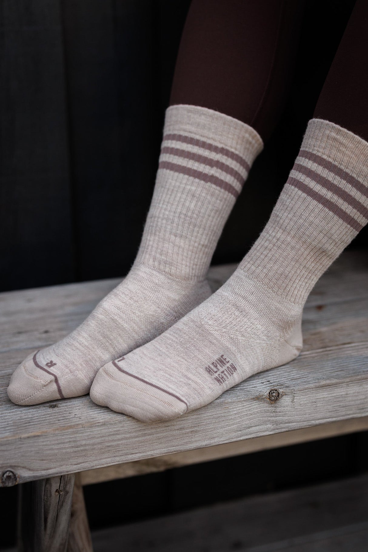 Seceda Light Merino Crew Socks Dune