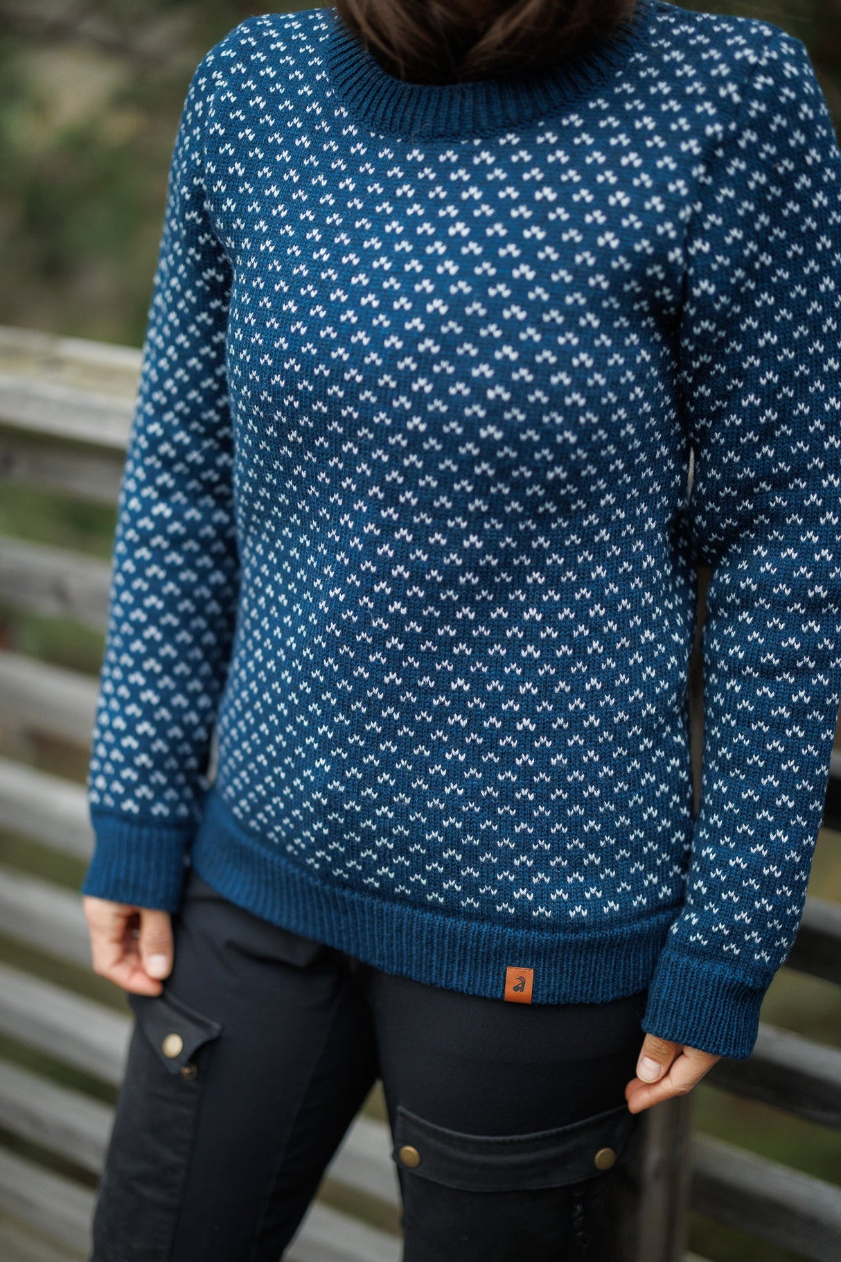 Seceda Knit Sweater - Arctic Blue