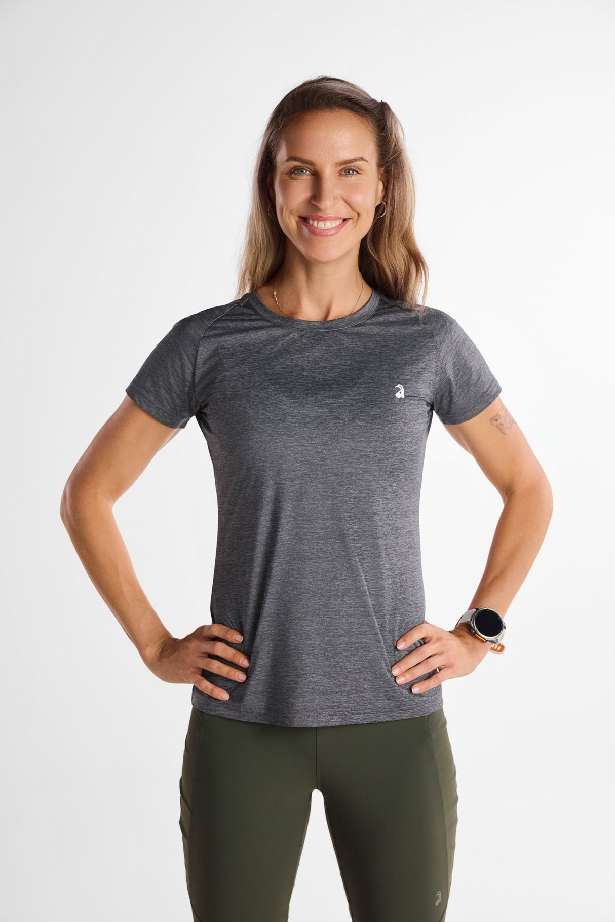 Summit Short Sleeve Tee Steel Grey