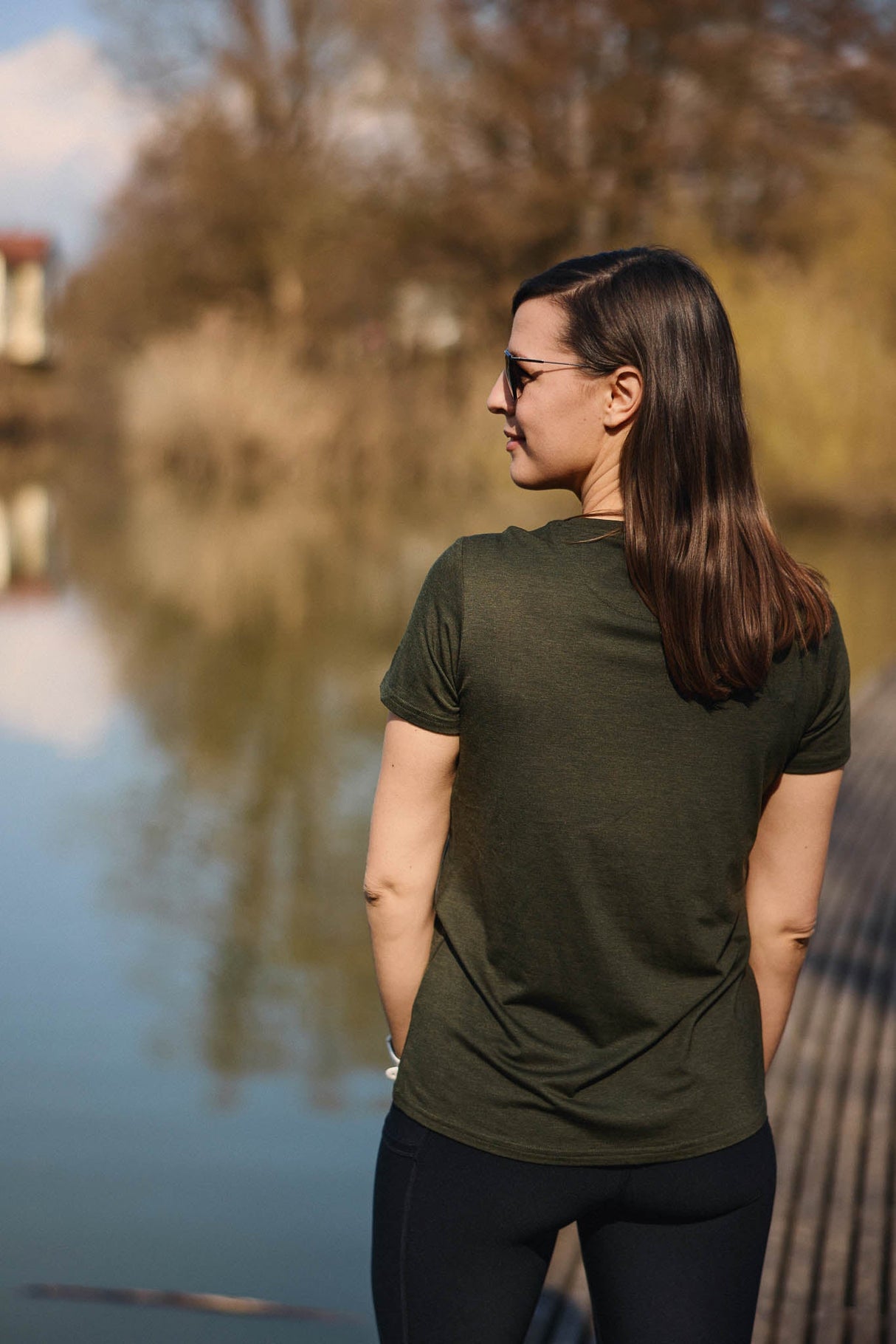 Flow Merino Tee - Olive