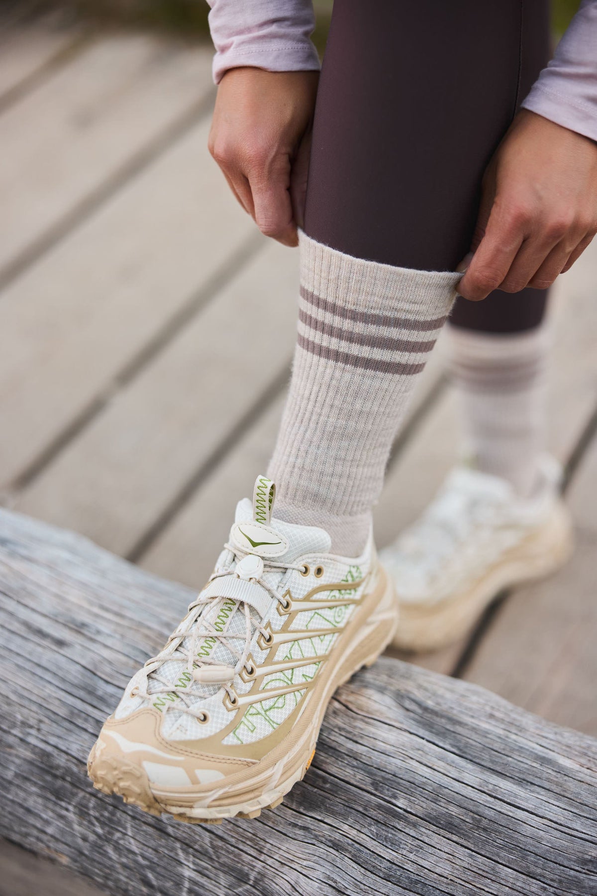 Abisko Merino Socks - Dune