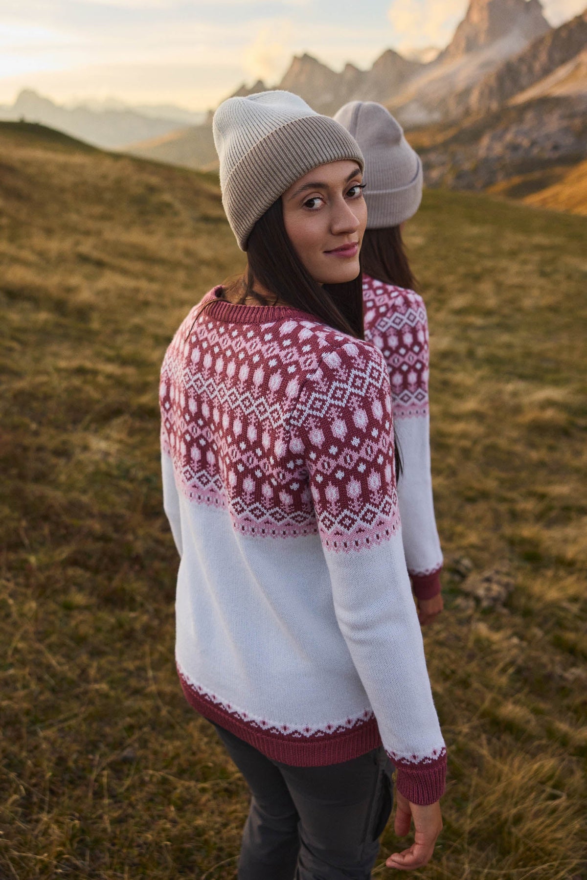 Svalbard Knit Sweater - Rose