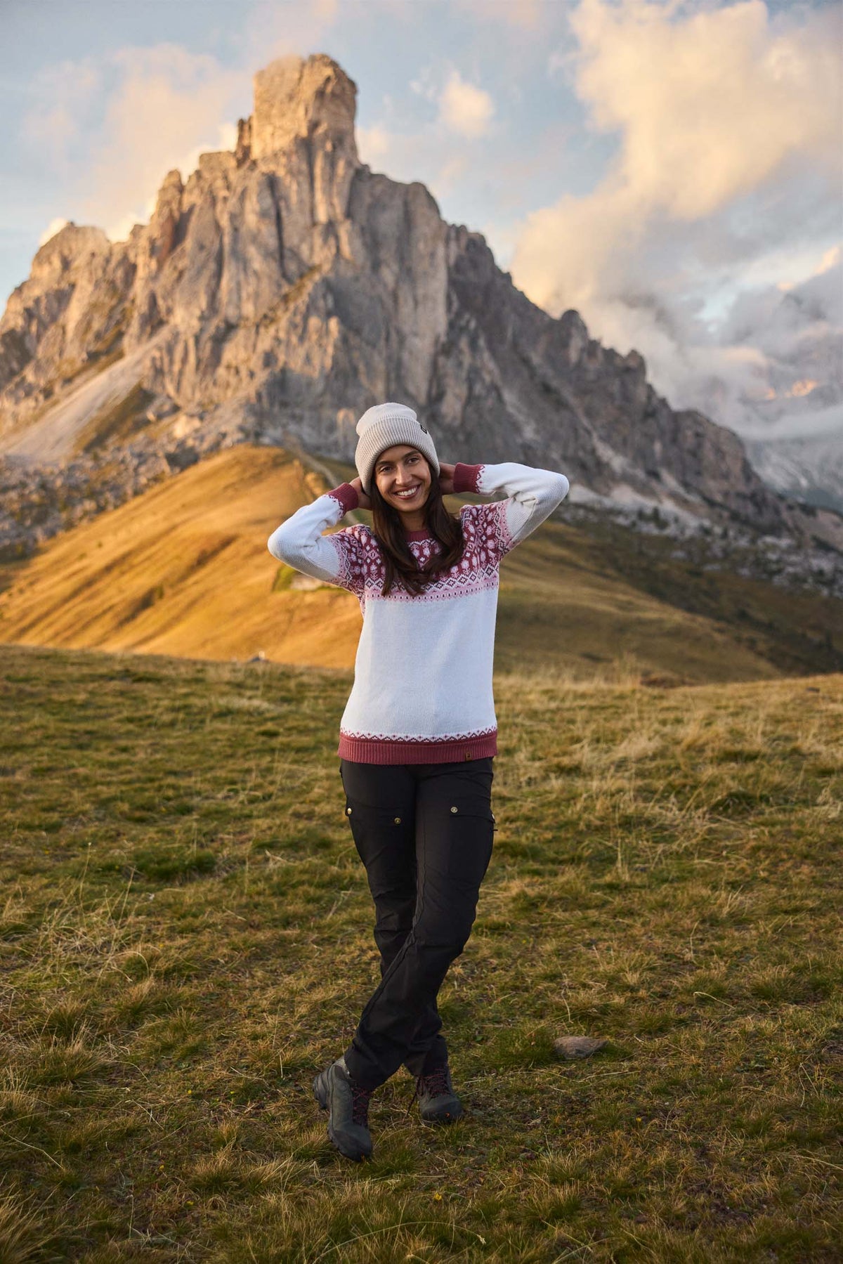 Svalbard Knit Sweater - Rose