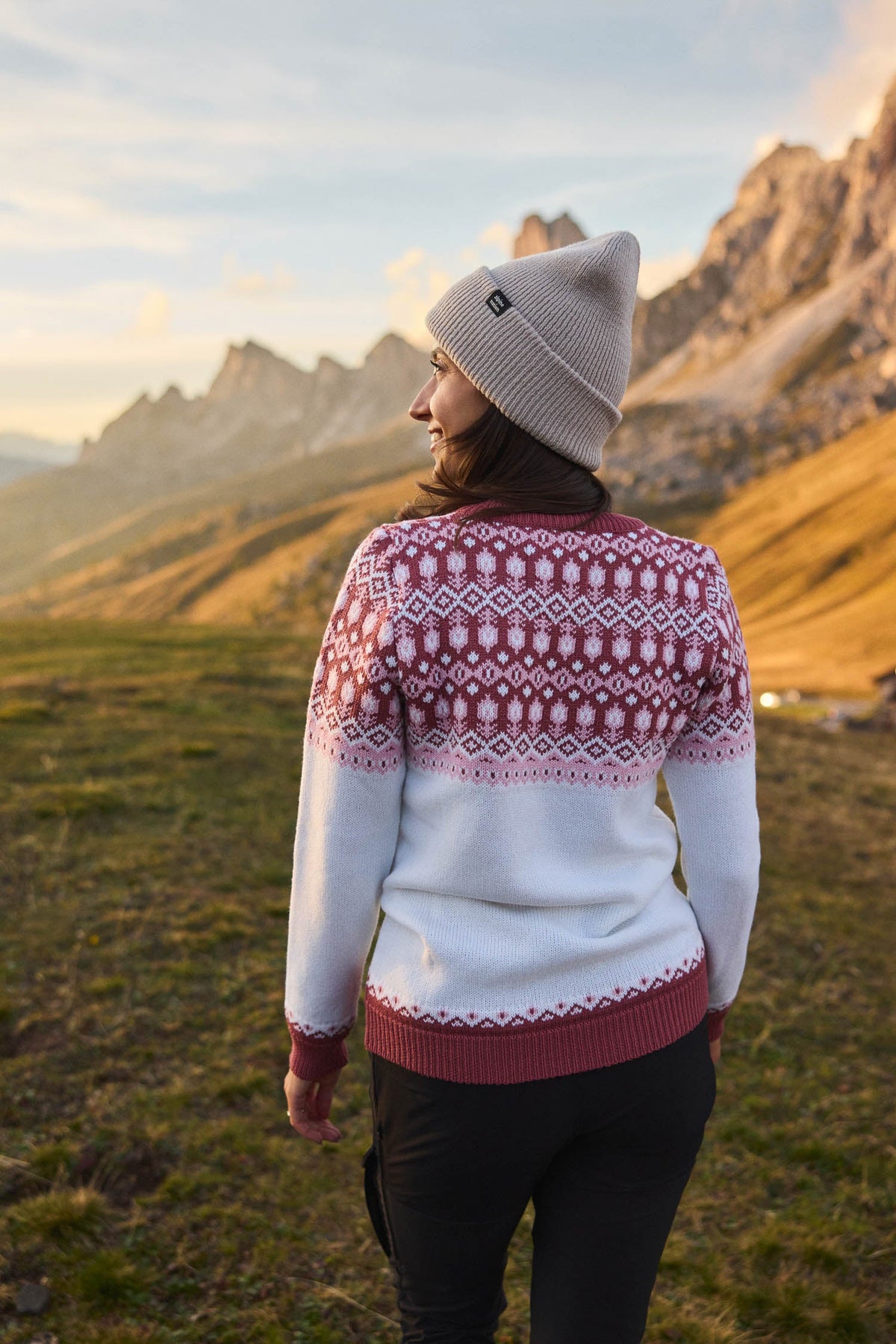 Svalbard Knit Sweater - Rose