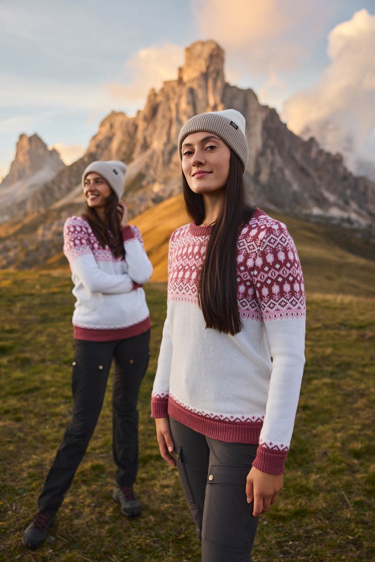 Svalbard Knit Sweater - Rose