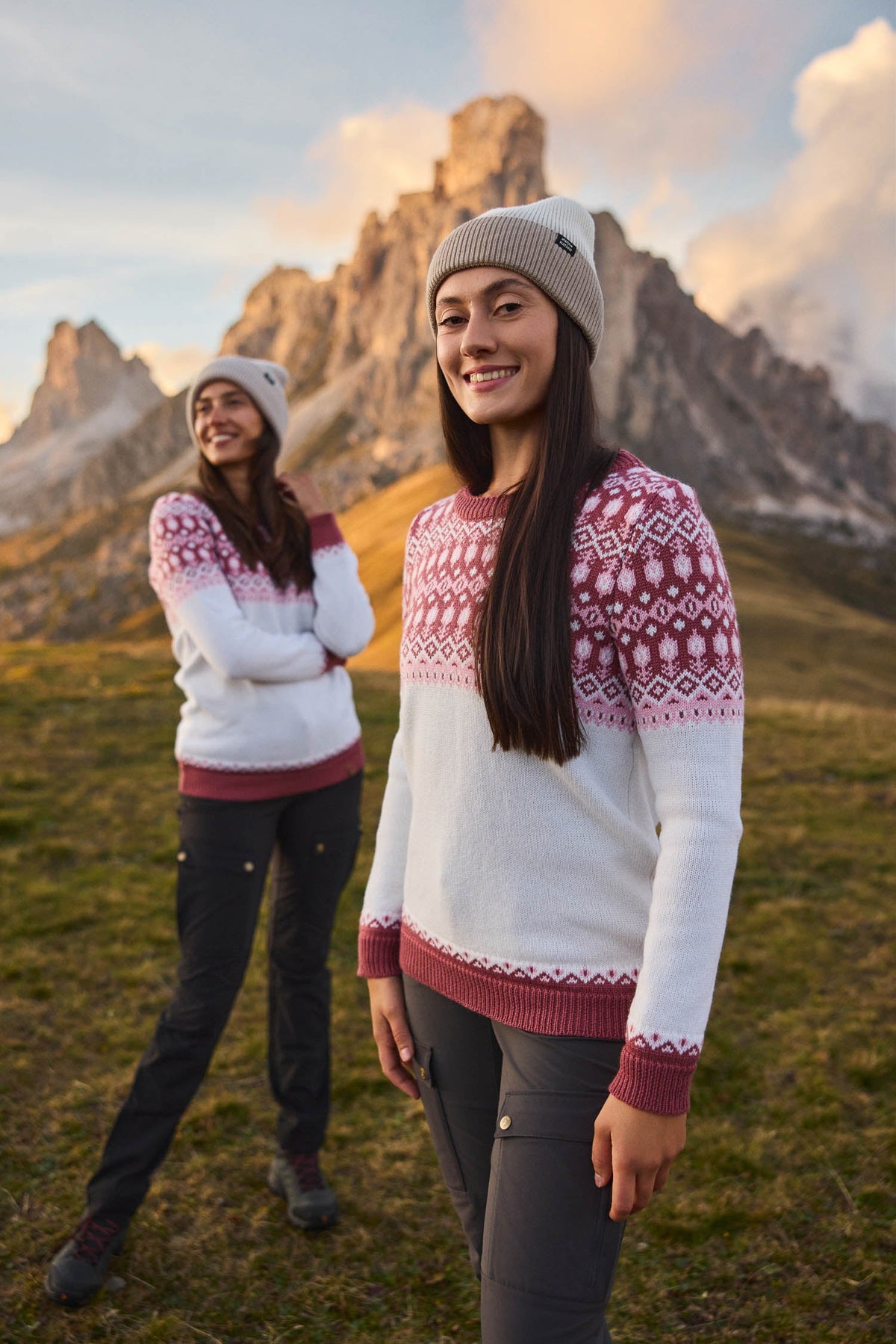 Svalbard Knit Sweater - Rose