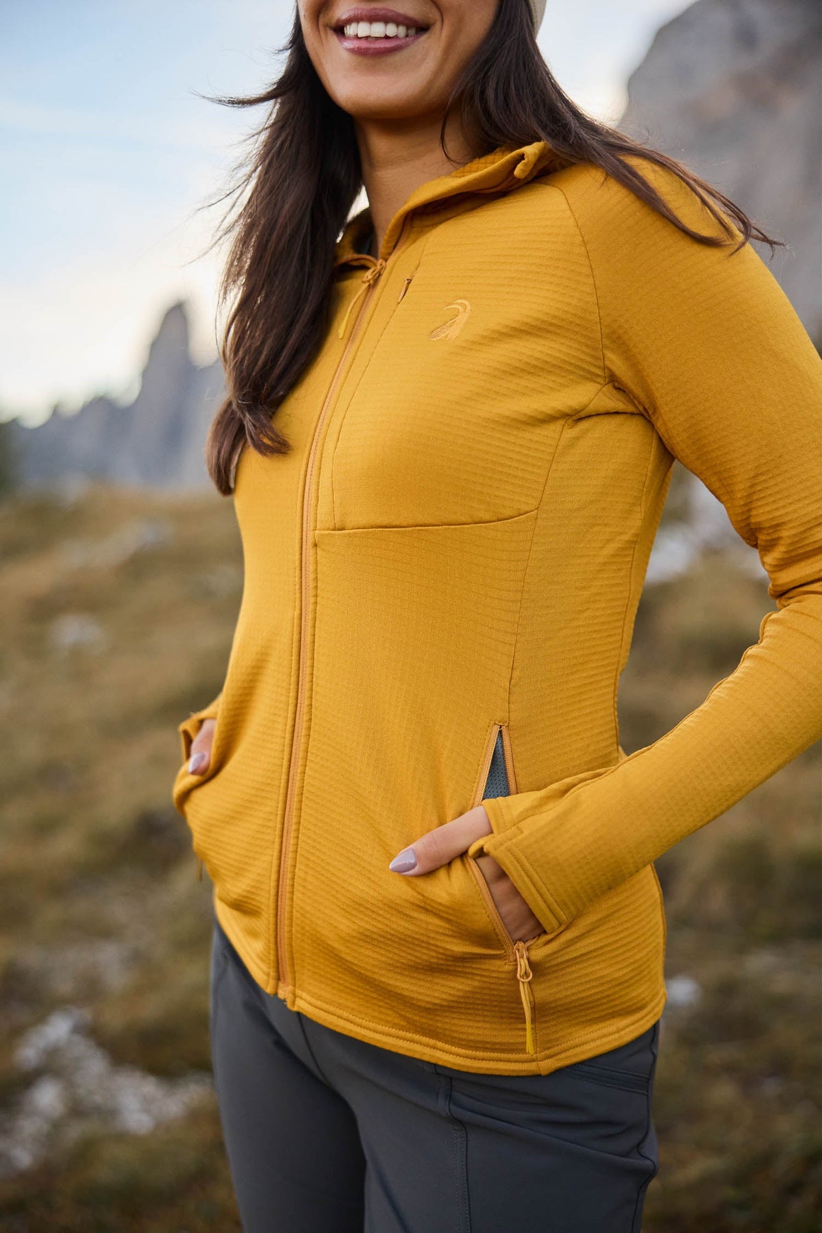 Pro Full-Zip Hoody AP1 Marigold