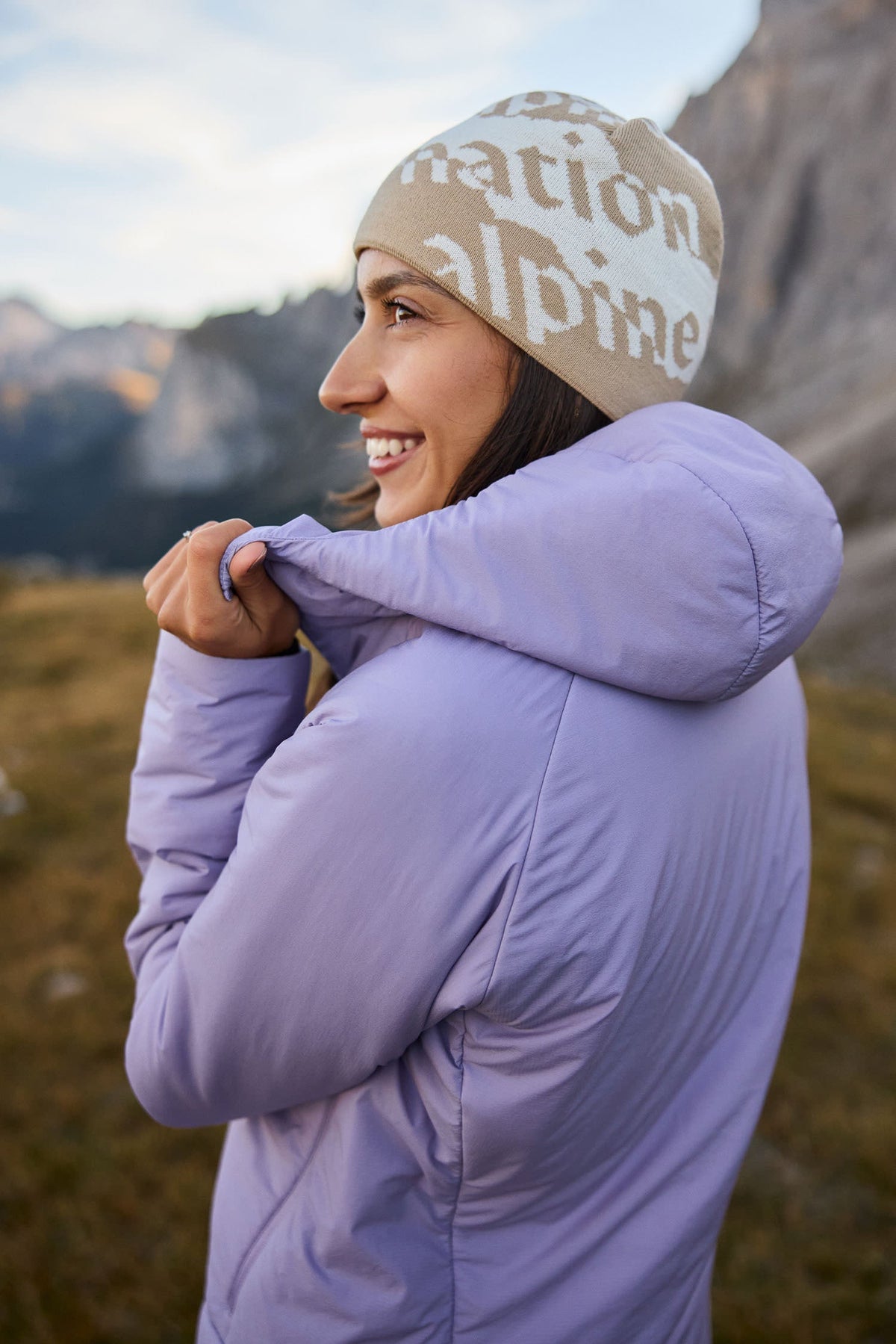 Logo Beanie Sand