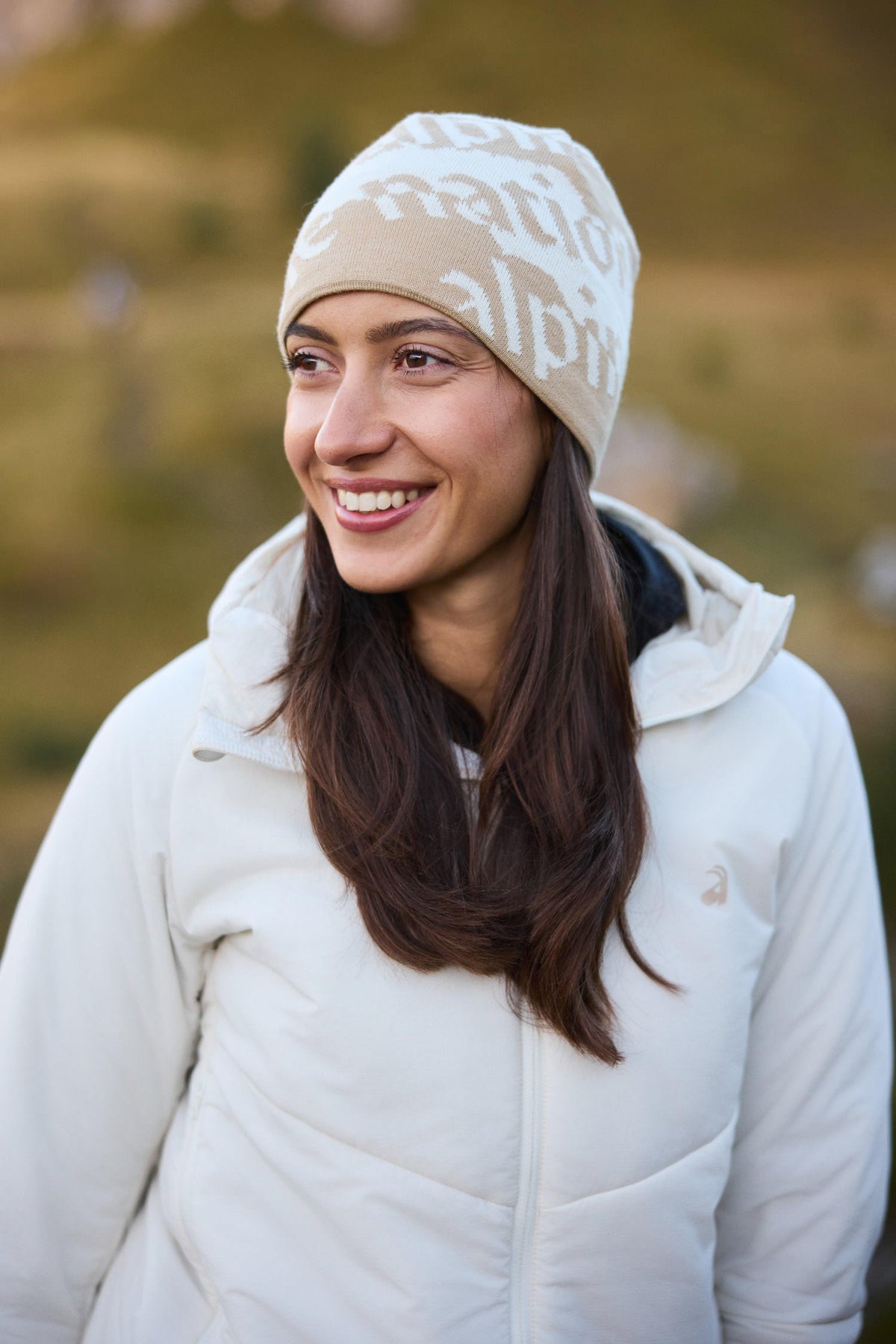 Logo Beanie Sand