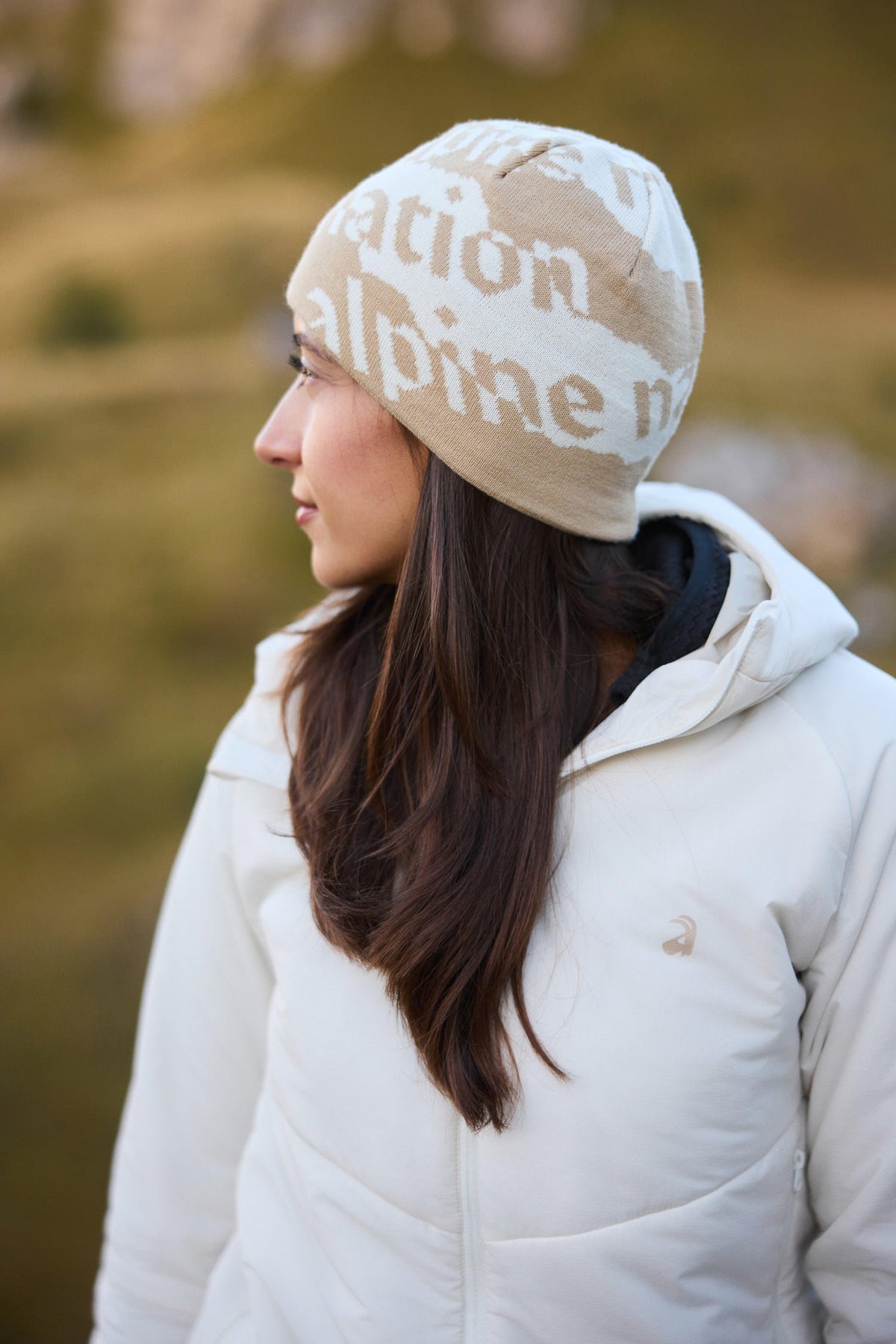 Logo Beanie Sand