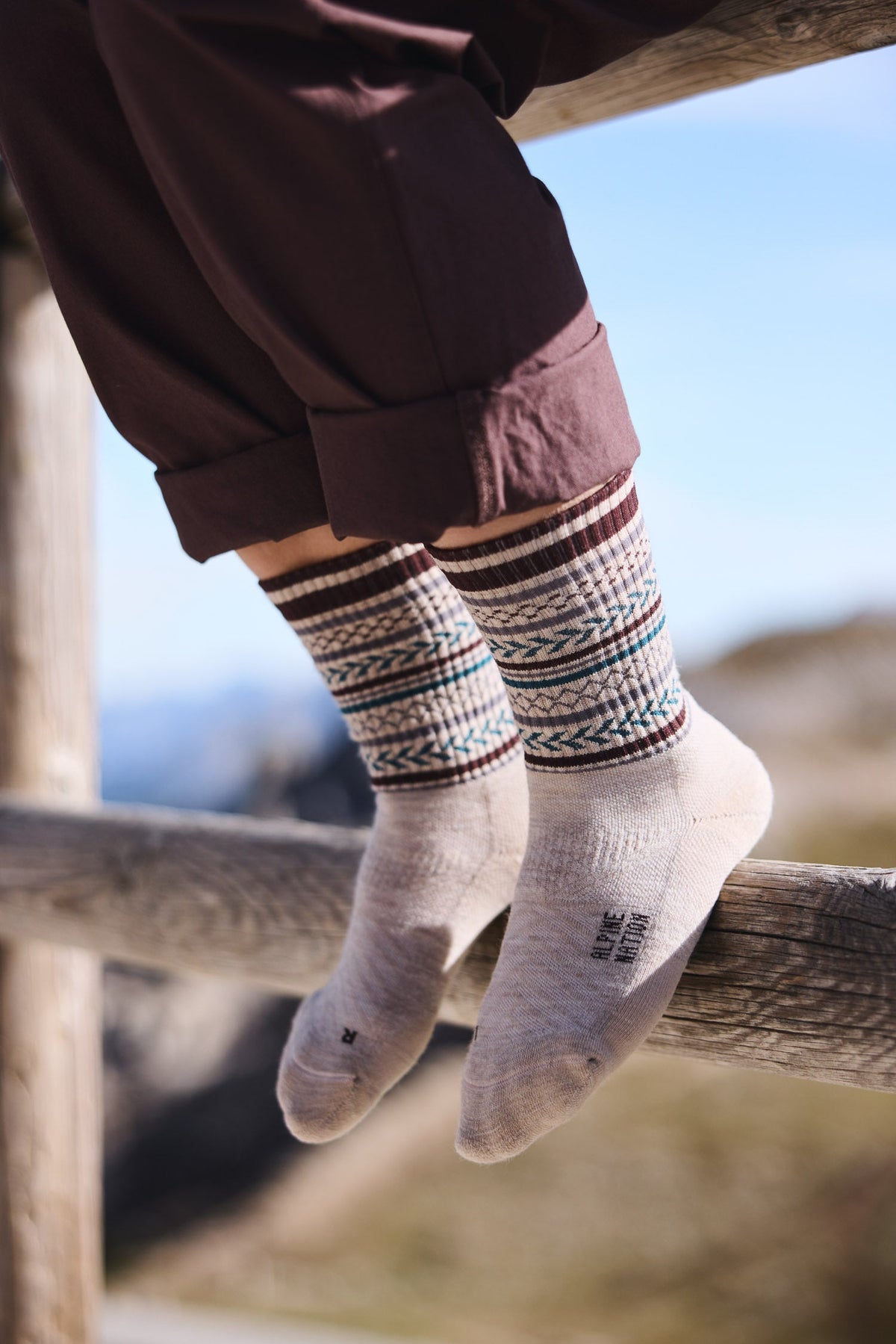 Abisko Merino Socks - Frostwood