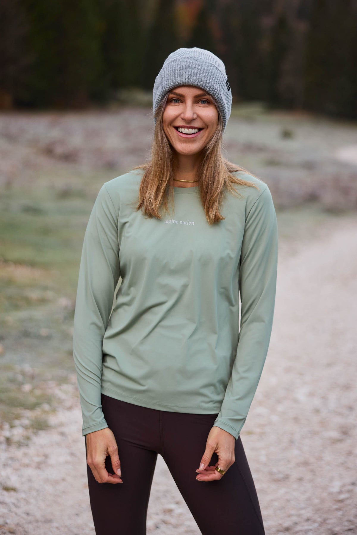 Drift Air Long Sleeve Tee Olive Green