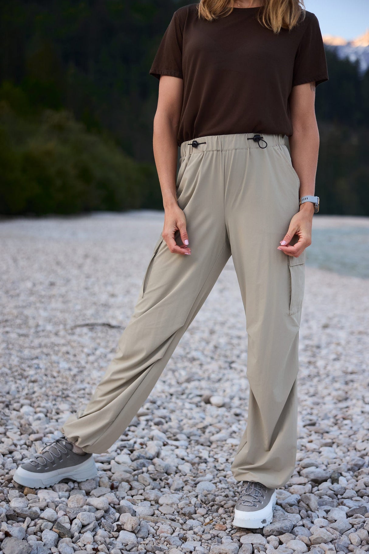 Parachute pants - Sand
