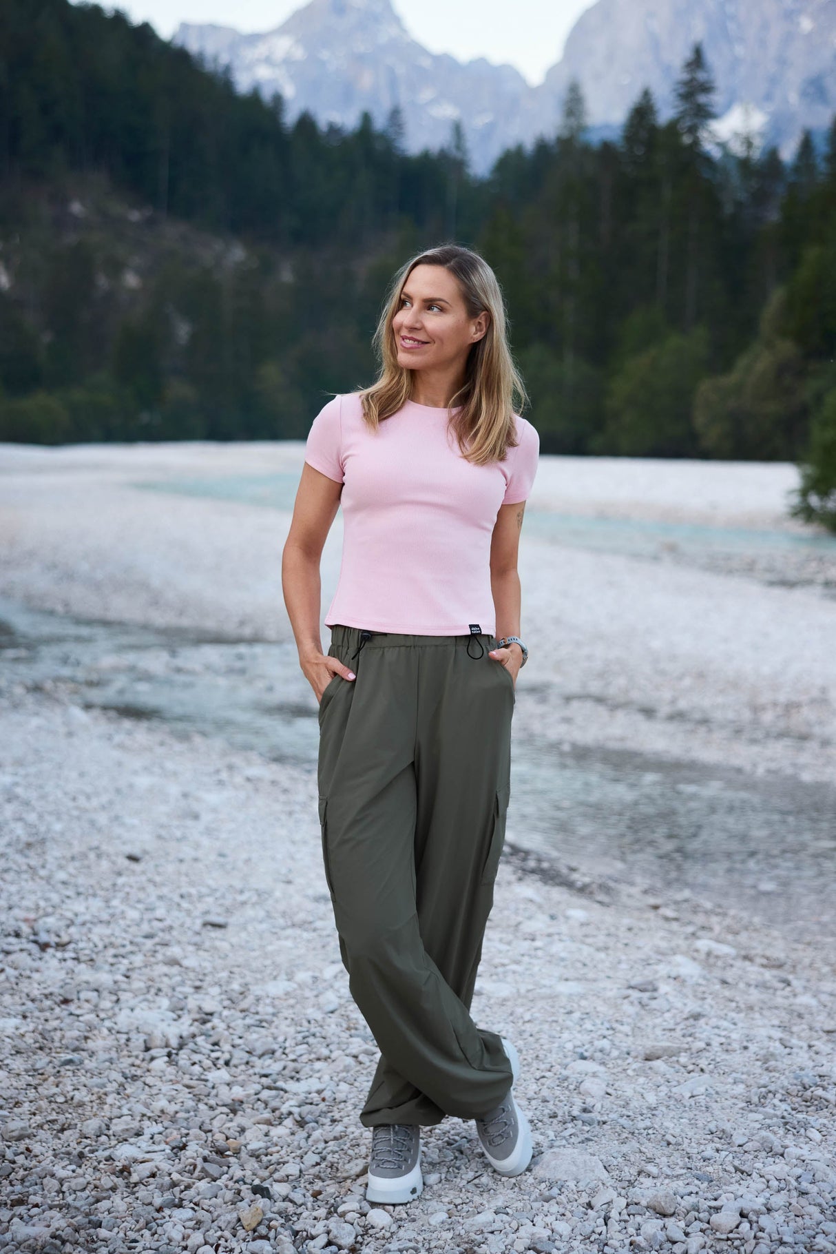 Parachute pants - Olive