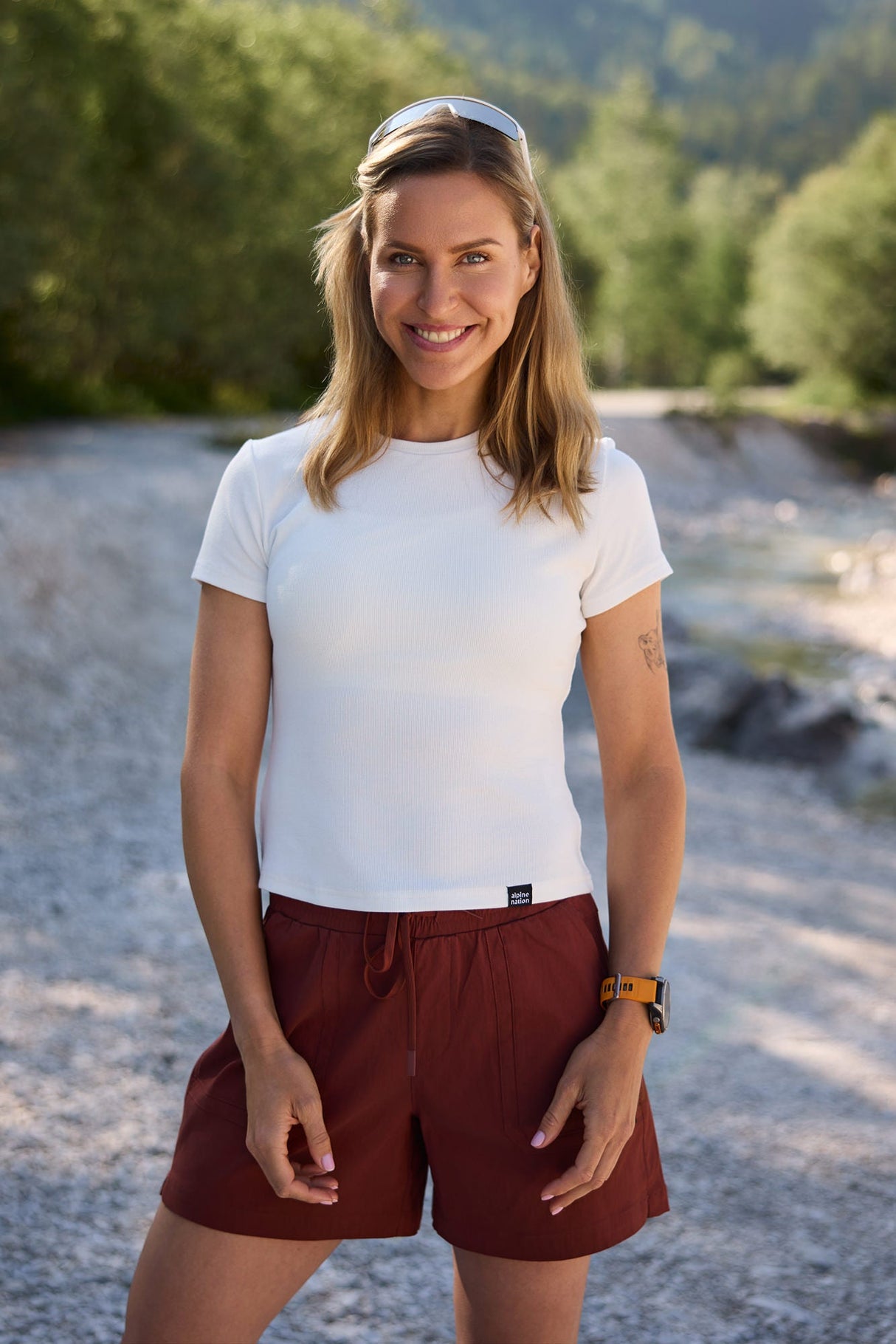 Riva Ribbed T-shirt - Zenith
