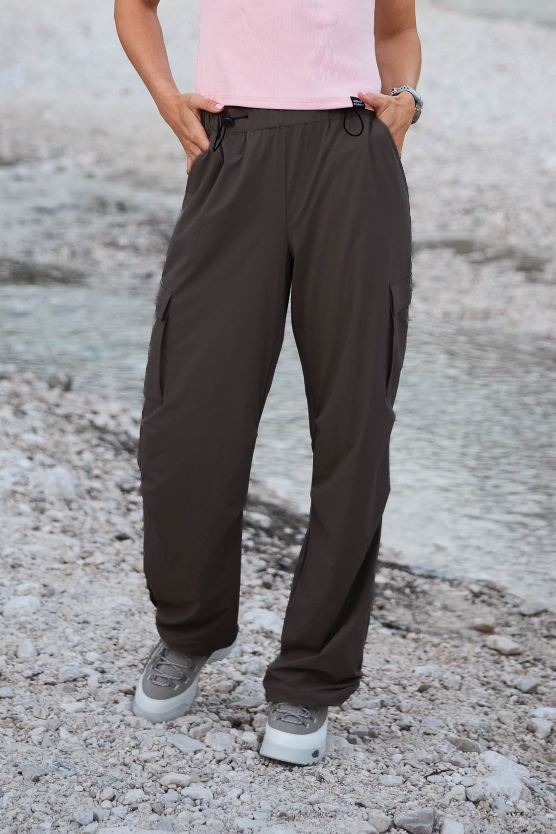 Parachute pants - Umber