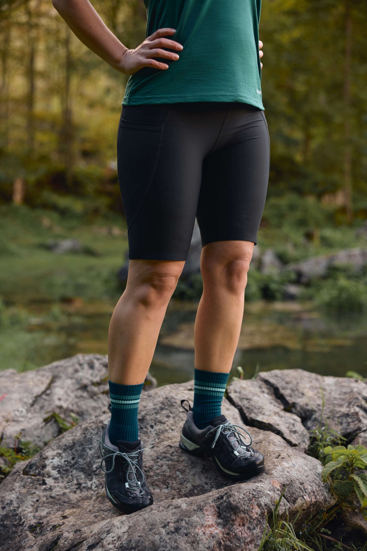 Summit Biker Pocket Shorts Blackout