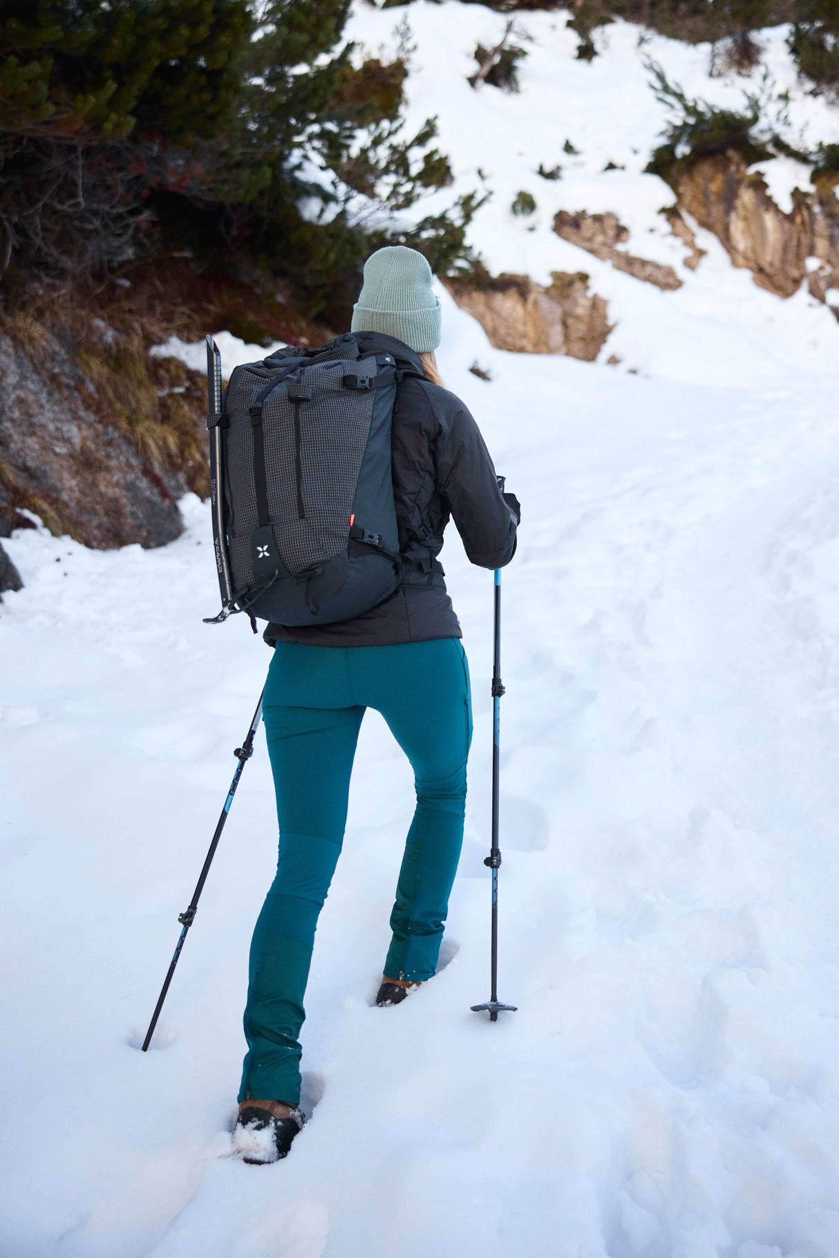 APEX Winter Pocket Leggings Teal Green