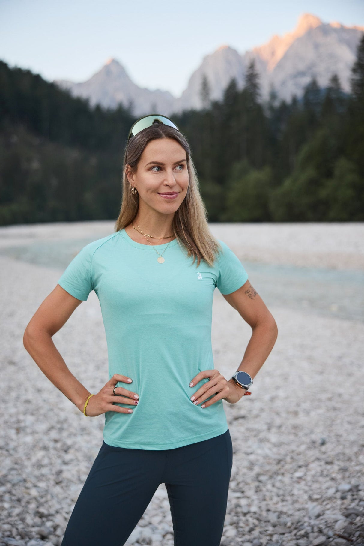 Summit Short Sleeve Tee Glacier