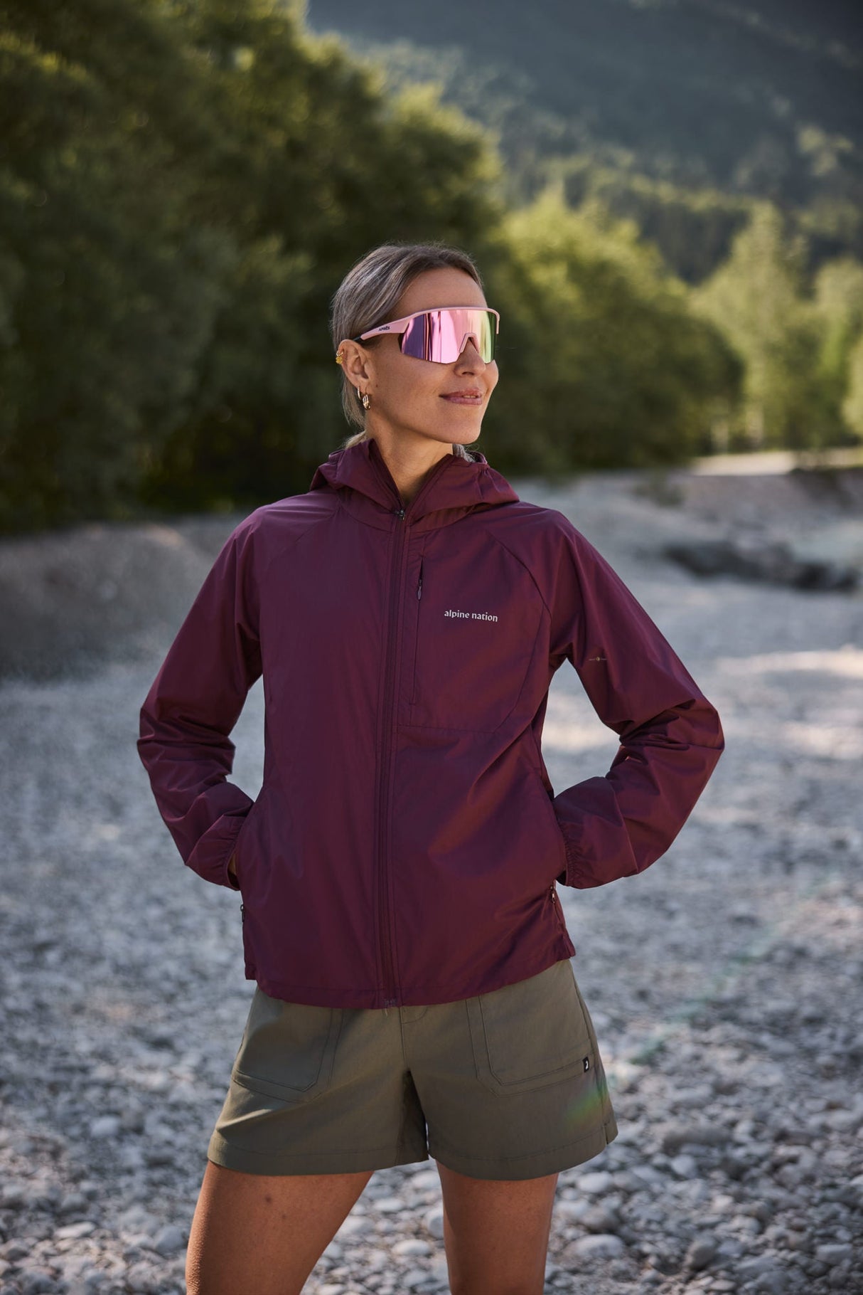 Aerial Jacket - Mulberry