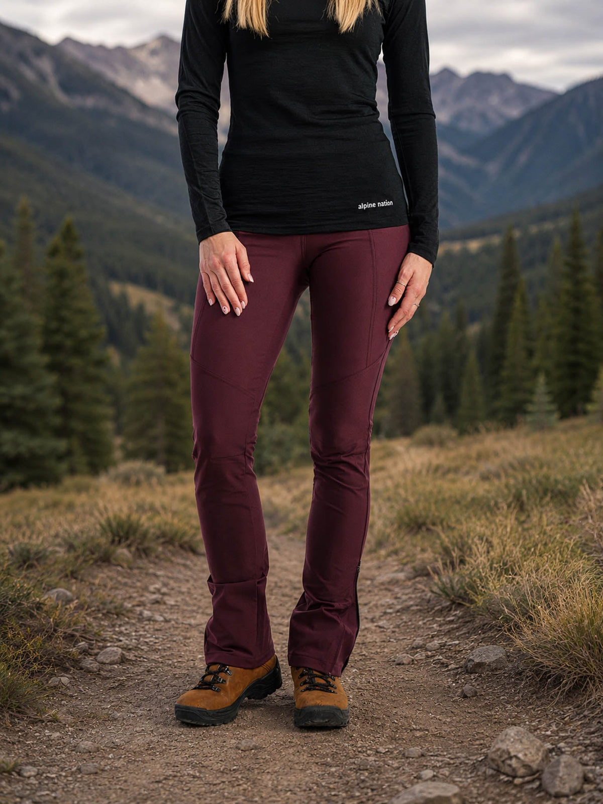 Altitude Pants Aubergine
