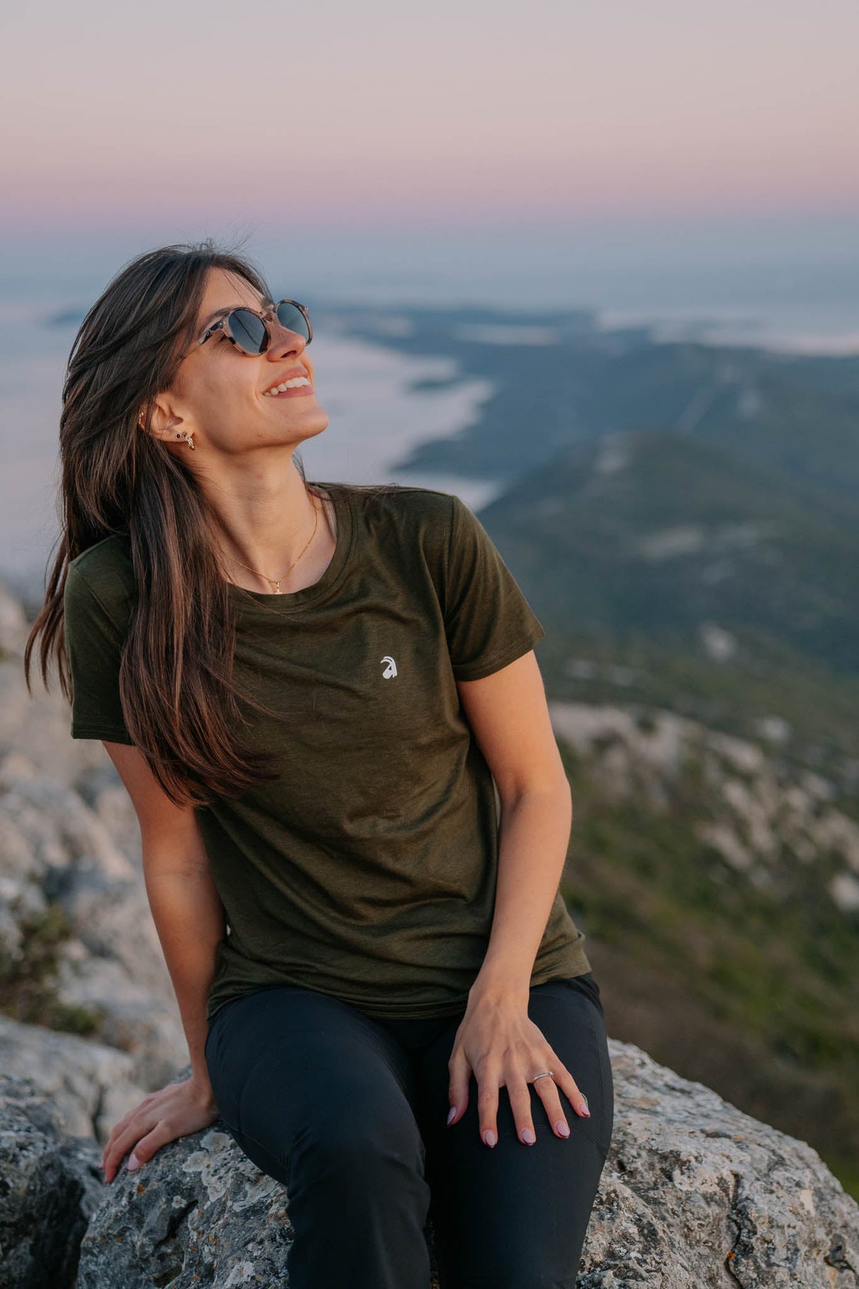 Flow Merino Tee - Olive