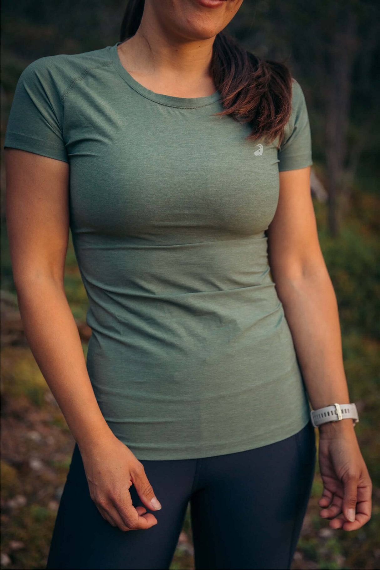 Summit Short Sleeve Tee Fern Green