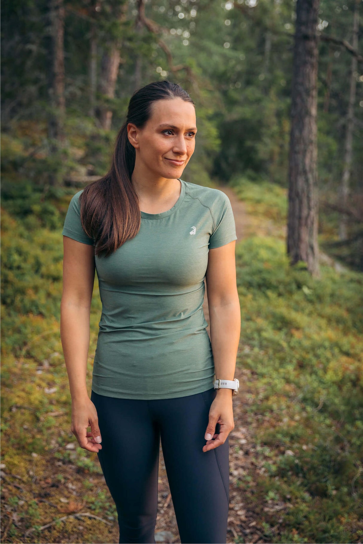 Summit Short Sleeve Tee Fern Green