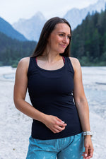 Aerial Ribbed Tank Top Eclipse