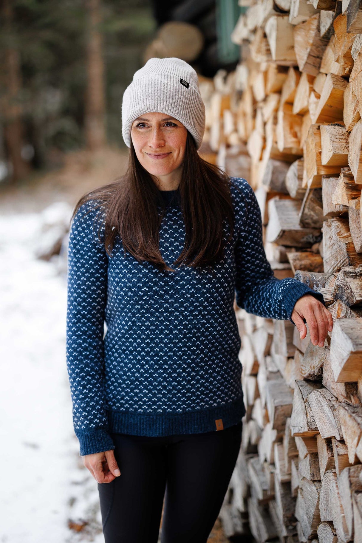 Seceda Knit Sweater - Arctic Blue