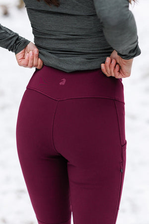 APEX Winter Pocket Leggings Magenta